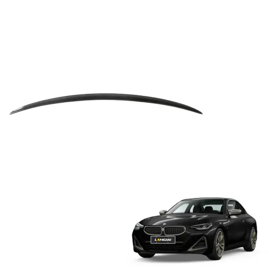 BMW F22 M2 Style Carbon Fiber Rear Trunk Spoiler