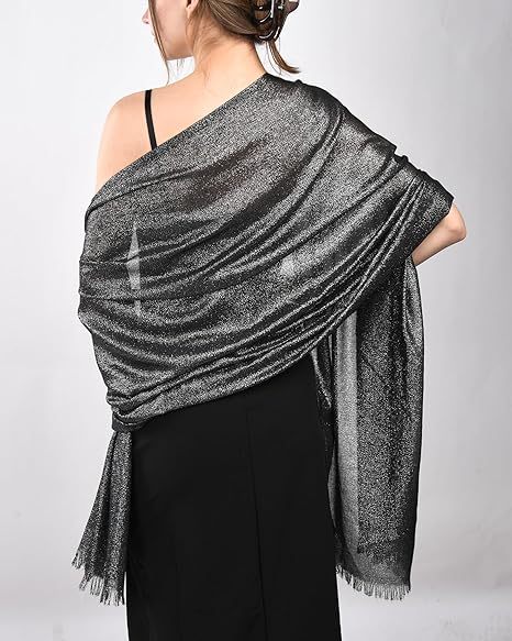 Womens Sparkling Shawls and Wraps For Evening Party Bridal Wedding Formal Dresses