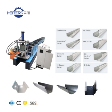 Seamless Metal Gutter Machine for Roofing Rain Water Management