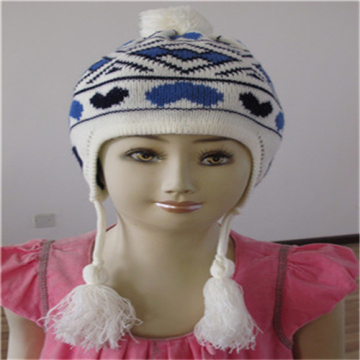 Kid's Crochet Jacquard Hats