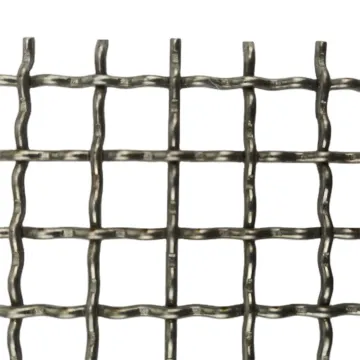 65MN Heavy Duty Electro Galvanized Crimped Wire Mesh with 2mm and 5mm Hole Sizes