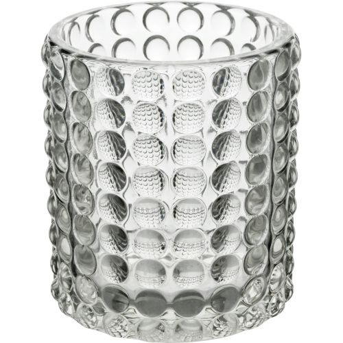 Saisonales Kerzenglas aus Glas