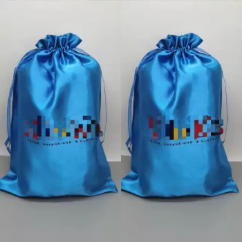 Custom Hair Packaging Solutions: Custom Labels, Wraps, Tags, and Drawstring Silk Bags for Hair Extension Bundles