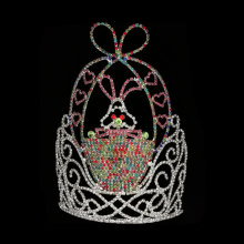 Conejo de Pascua Tiara Rhinestone gran corona