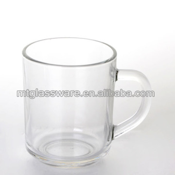 Clear glass coffee mug,tumbler