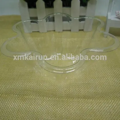KFC six angle cup snow cone flower cup/ plastic ice cream flower cup/disposable ice cream cups
