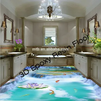 Waterproof Anti-slip 3D Flooring Epoxy for Home Floor Decoration
