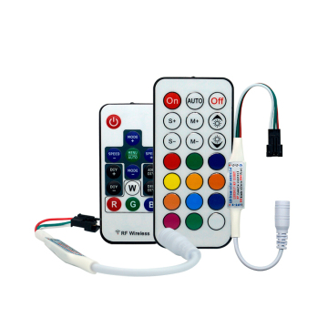 मिनी आरएफ 14KEYS रिमोट पिक्सेल एलईडी स्ट्रिप कंट्रोलर DKY DC5-24V WS2811 UCS1903 एलईडी पिक्सेल एसपीआई कंट्रोलर