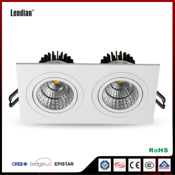 2017 Hot Sales Store Ceiling Down Light LED Grille Light 18W 2 Head Light