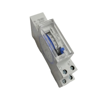 Mechanical Time Control Switch and Interval Stopwatch: 10 Minute Interval, 16A Capacity for 110VAC & 220VAC