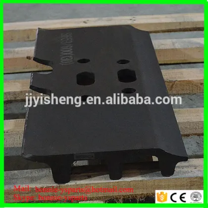 hitachi kobelco doosan daewoo hyundai sumitomo volvo cat kmtu excavator running track shoes