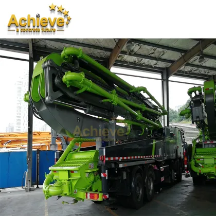 Secondhand Zoomlion 48M Concrete Pump Mixer Truck ZOOMLION 48X5RZ