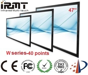 Infrared 40 touch points 47'' 1X3 touch led video wall panel