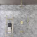 Brass Rainfall Ceiling Shower Set