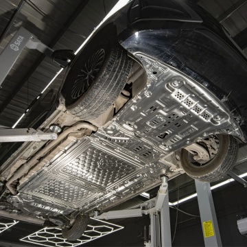 Denza D9 Accessories: Aluminum Engine Cover, Battery Guard, and Underbody Skid Plates
