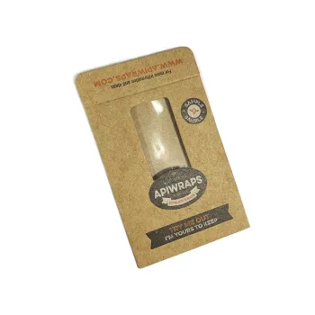 Eco-Friendly Custom Kraft Envelopes with PLA Clear Windows for Beeswax Food Wrap Packaging