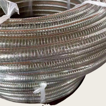 Industrial Anti Static Vacuum Hose / Antiatatic Spring Stainless Steel Reinforced Hose