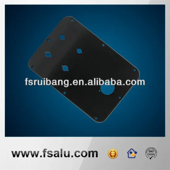 cnc machined aluminum part for audio video front panel