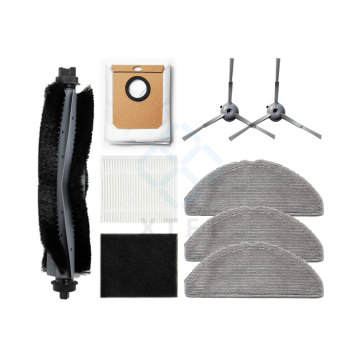 EUFY Sweeping Robot Accessories Kit for L60SE: Main Brush, Filter Cloth, Edge Brush, and Dust Collection Bag