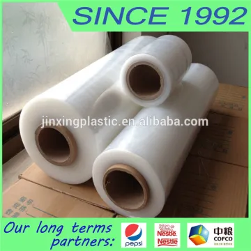 20 micron stretch film pe stretch wrap film for plastic film roll