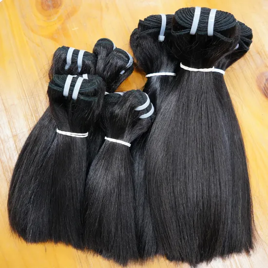 Wholesale Qingdao 10A Unprocessed Raw Virgin Human Hair Deep Wave Double Drawn Mink Vietnamese Extensions
