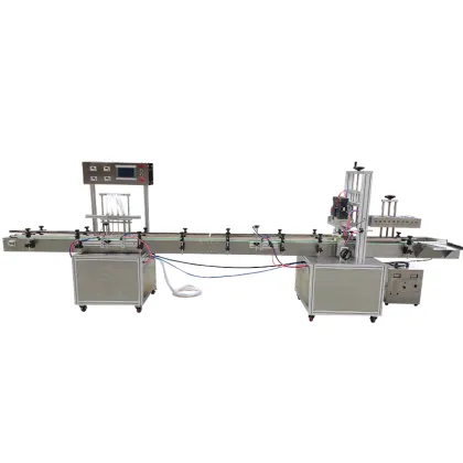 Automatic 4 Nozzle Bottle Filling and Sealing Production Line for Perfume and Aromatics
