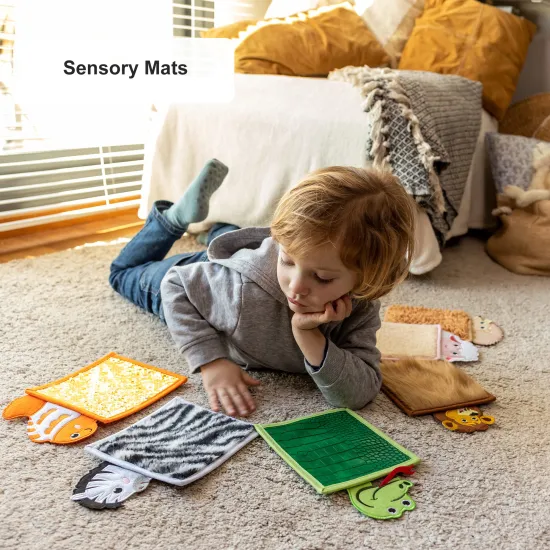 Exploring Sensory Games and Activities for Anxious Autistic Children: Multi-Color Touch and Feel Toys for Animal Heads and Tactile Learning