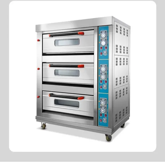 Hot Sale Popular Bakery Oven Baking Oven Equipment Commercial Bread Pizza Cake 3 Decks 6 Trays Stainless Steel