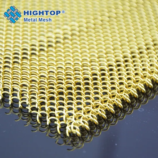 Easy-to-Install Metal Coil Drapery Mesh Curtains: Enhancing Lobby Ceiling Decorations