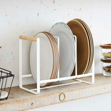 Metal Iron Wire Kitchenware Storage Bowl Plate Draining Rack