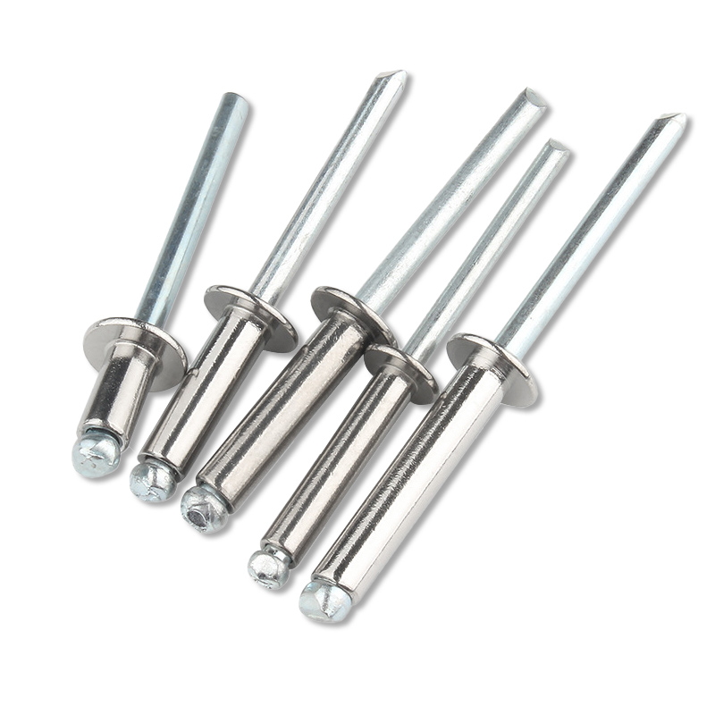 Open End Blind Rivets Break Pull Mandrel