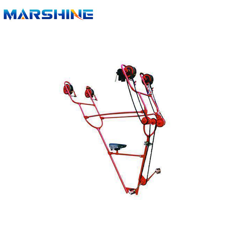 Outils de câble aérien des lignes aériennes d'inspection des chariots