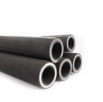Wire braided hydraulic rubber hose