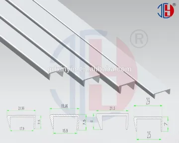 Aluminium cabinet kitchen cabibet u shape aluminum extrusion edge profiles