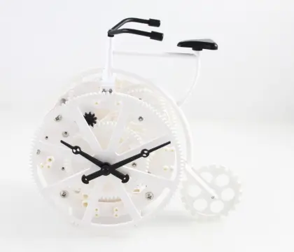Retro Bicycle Gear Desk Clock