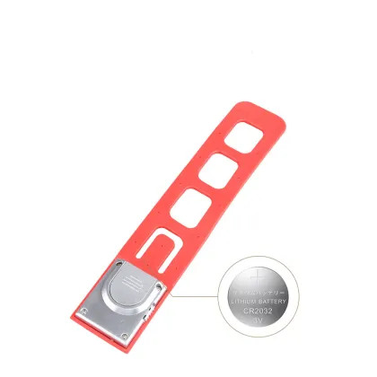 Red Foldable Flexible LED Light Bookmark Book Light