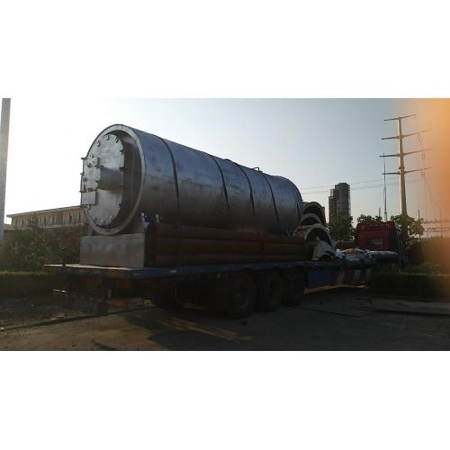 efficient tire pyrolysis to oil machine