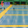 mavi renk BWF Onaylı badminton döşeme