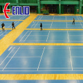 bule color BWF Approved badminton flooring