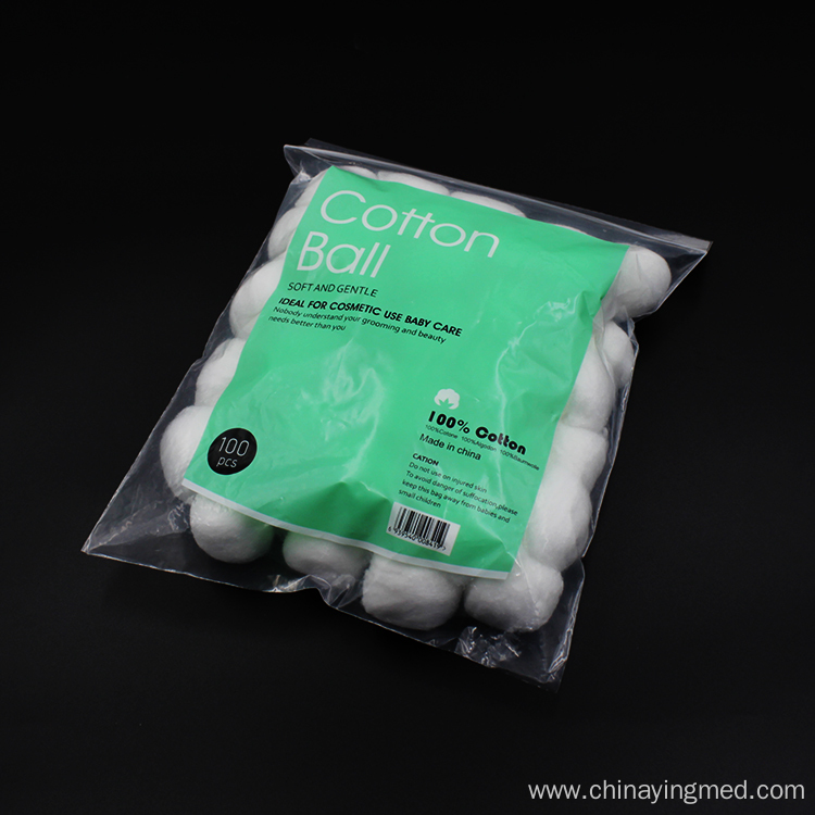 Disposable medical absorbent cotton ball