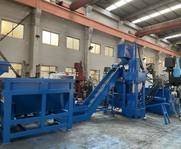 Aluminum Turnings Files Scrap Briquette Press Machine