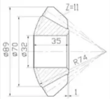 Planetary Gear 11 T OEM 346 353 1014 for Benz Actros Truck