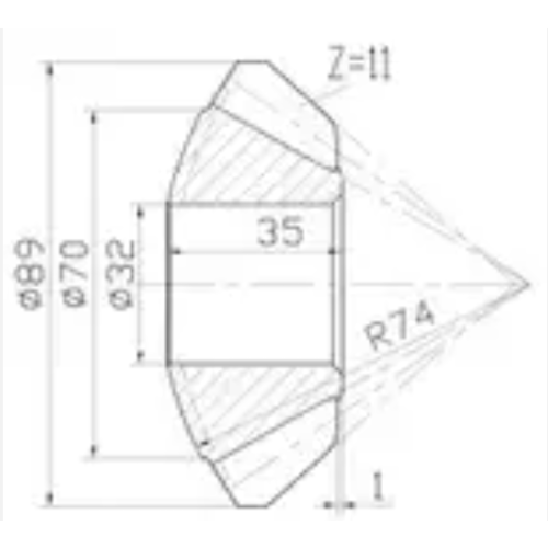 OEM Planetary Gear 11T 346 353 1014 for Benz Actros Truck