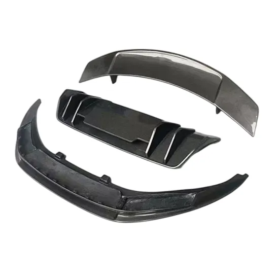 V-style Full Kit Including Carbon Fiber Rear Diffuser Spoiler Wing Front Lip Car Body Kits For A R8 V8 V10 2017-2019