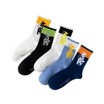 Custom Youth Basketball Long Tube Socks Wholesale - Deodorant Sport Socks Hip Hop Style
