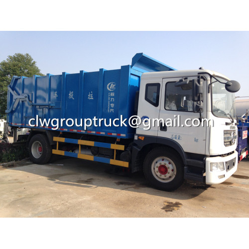 Dongfeng 14CBM camión de transporte de basura sellada