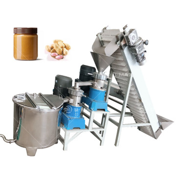 Vendita calda da 500 kg/h a nocciola Macchine di lavorazione di sesamo tahini e linea di produzione di burro di arachidi