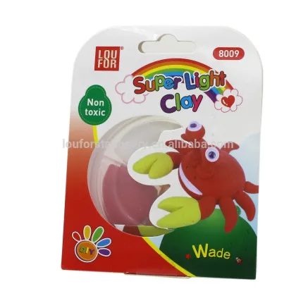 loufor air dry polymer clay play doh super light clay educational toys for kids
