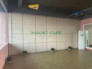 Movable sound proof foldable partition wall