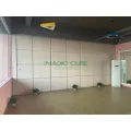 Movable sound proof foldable partition wall